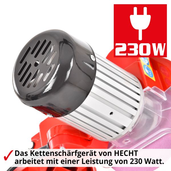 HECHT Kettenschärfgerät 9230 Kettenschärfgerät mit hoher Leistung