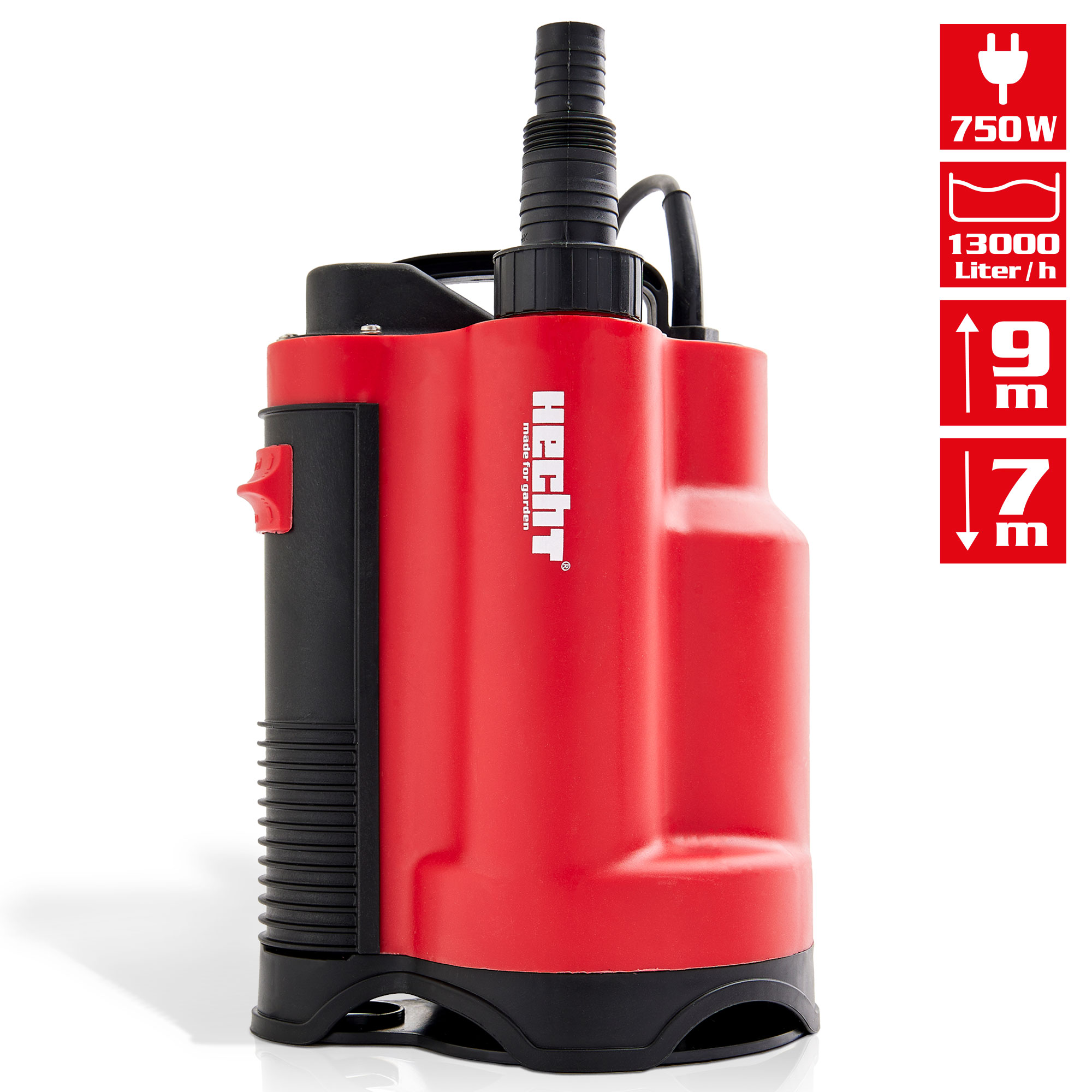 HECHT Tauchpumpe 3775 Tauchpumpe geeignet für mehrere Becken