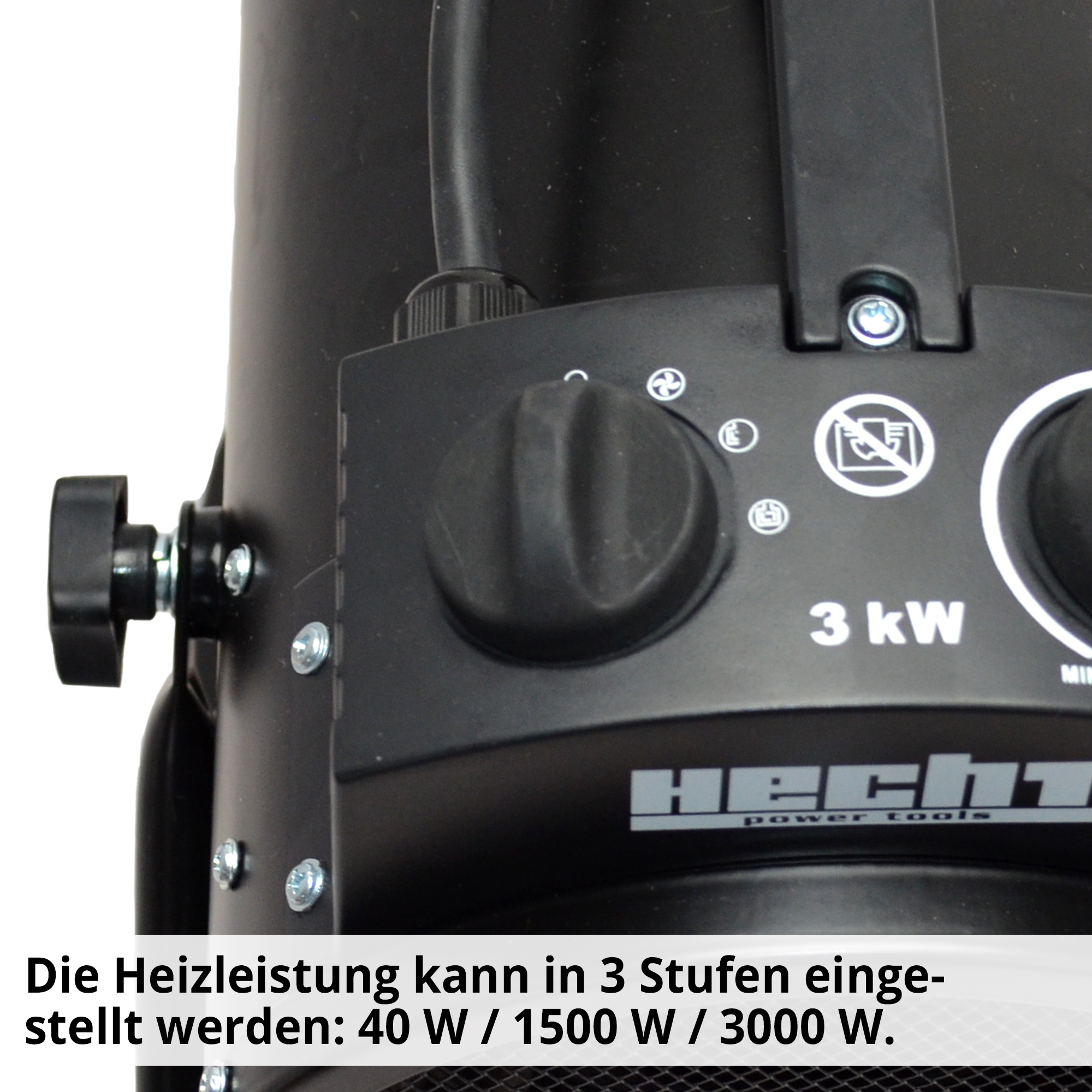 HECHT Elektro Heizlüfter »3329« Elektro Heizlüfter mit drei Heizstufen
