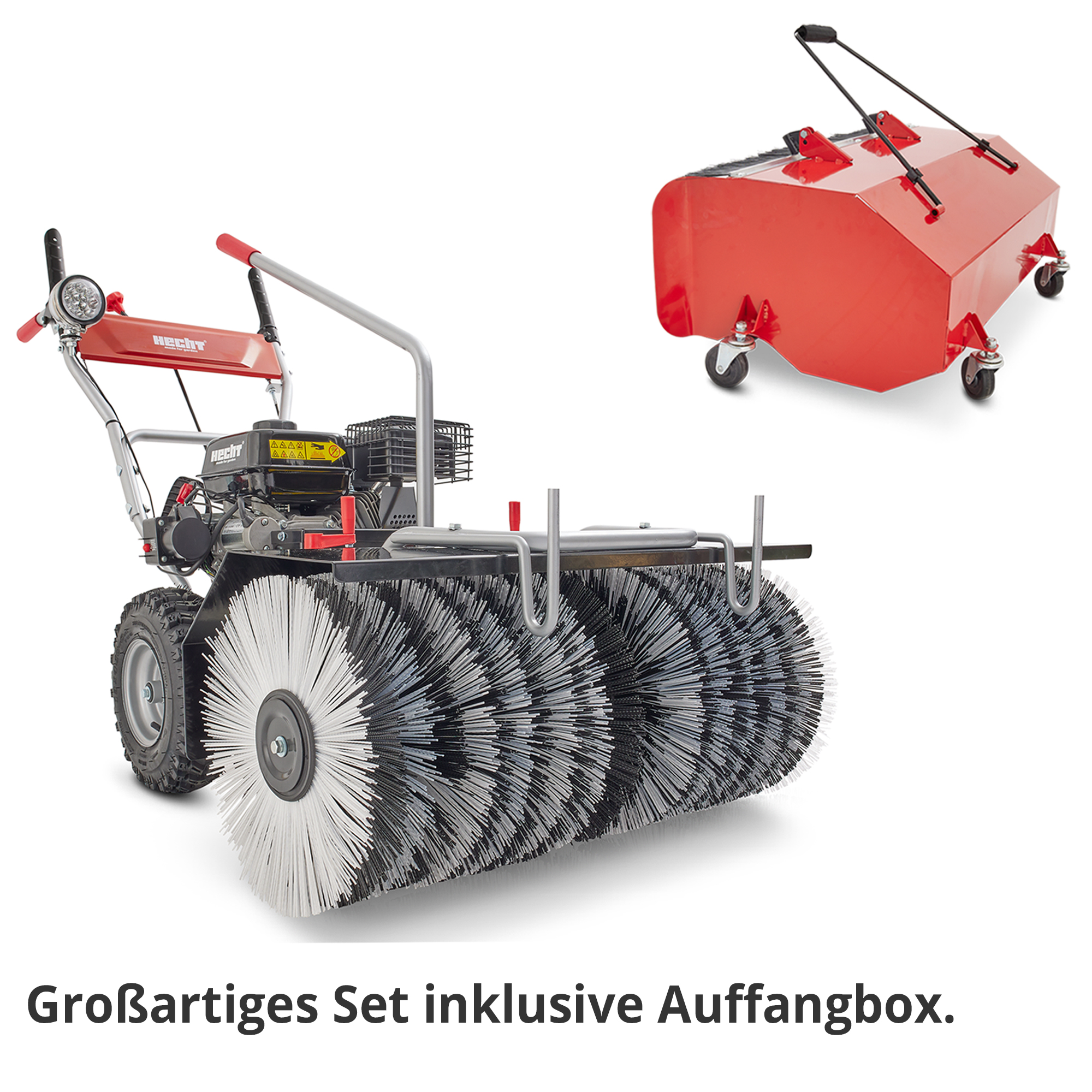 Großartige Kehrmaschine inklusive Auffangbox