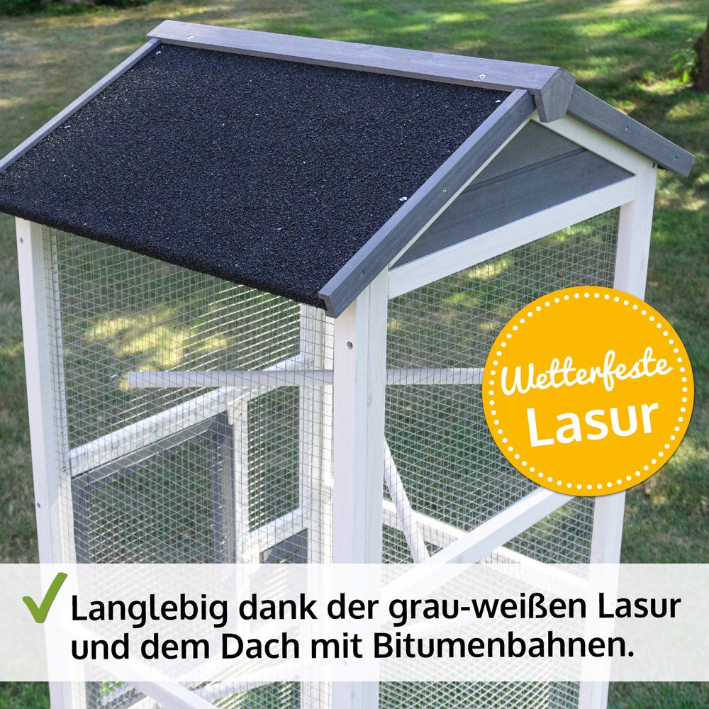 Vogelvoliere Apollo M; wetterbeständig Vogelvoliere Apollo M; wetterbeständig