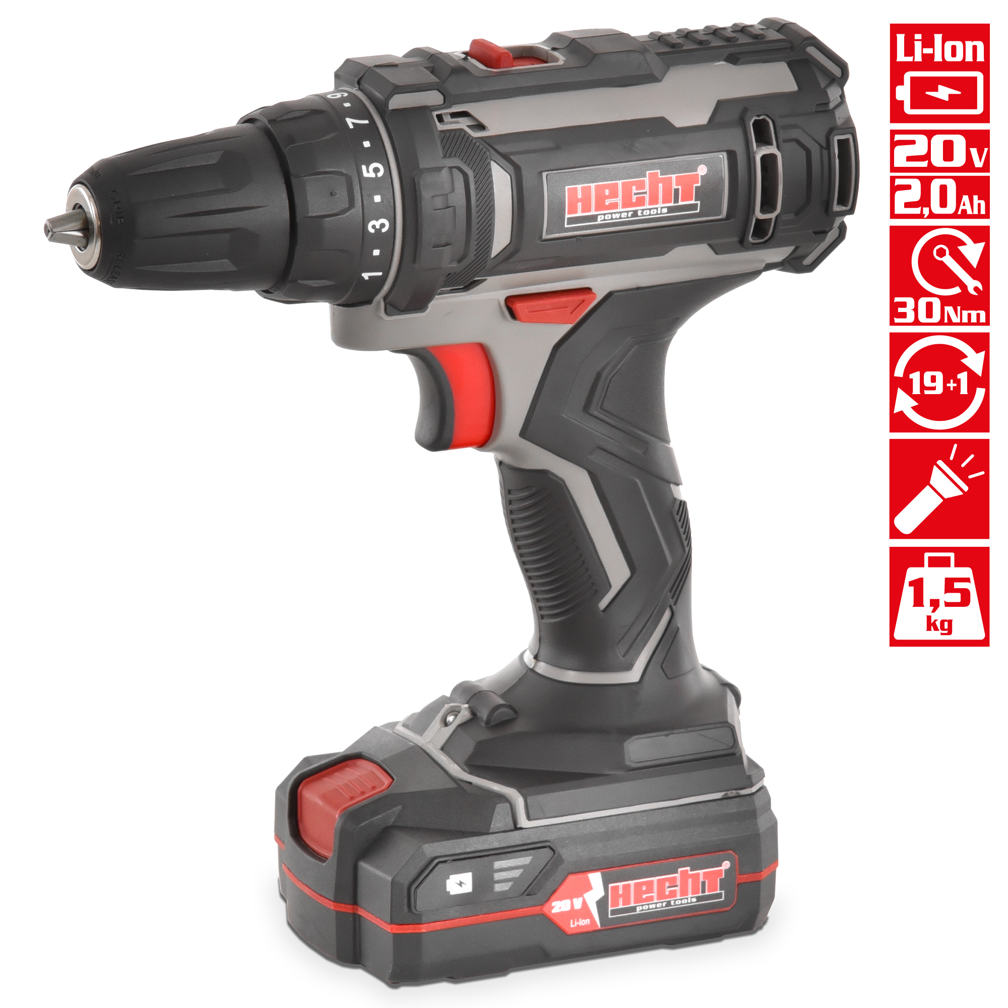 HECHT 1248 Akkuschrauber mit vielen Vorteilen