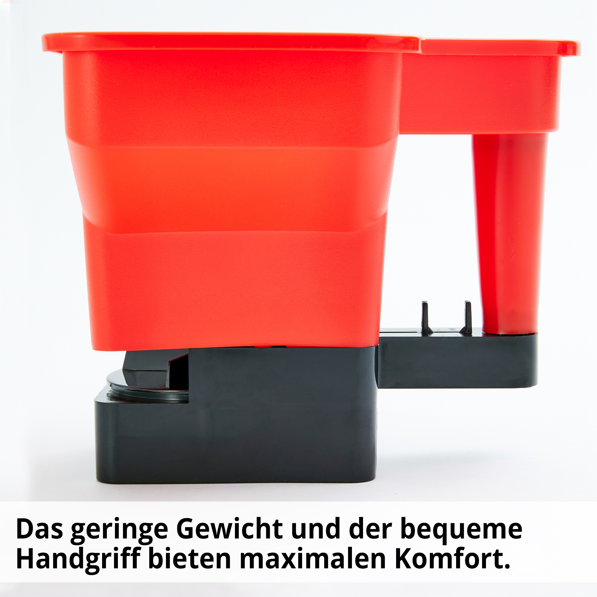 ranulatstreuer aus robustem Kunststoff und 400 g Gewicht für leichtes und Langes arbeiten 