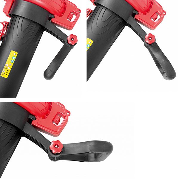Elektro-Laubbsauger mit verstellbaren ergonomischen Zusatz Handgriff 