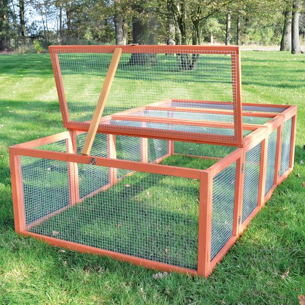 zooprinz Auslauf »Rabbit Run Braun« wetterfeste und umweltfreundliche Lasur zooprinz Auslauf »Rabbit Run Braun« wetterfeste und umweltfreundliche Lasur