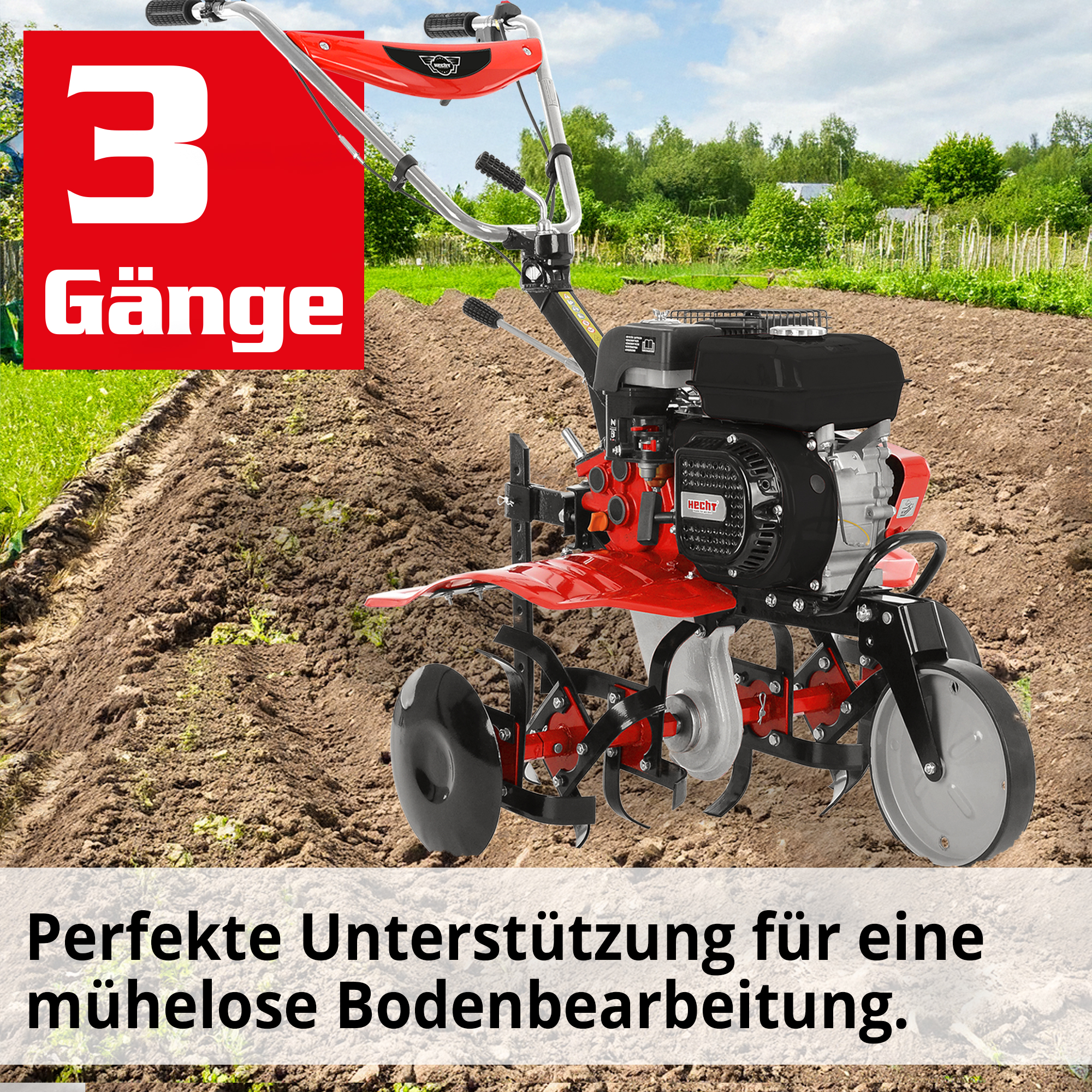 HECHT Benzin Gartenhacke »796« Benzin Gartenhacke mit mehreren Gängen