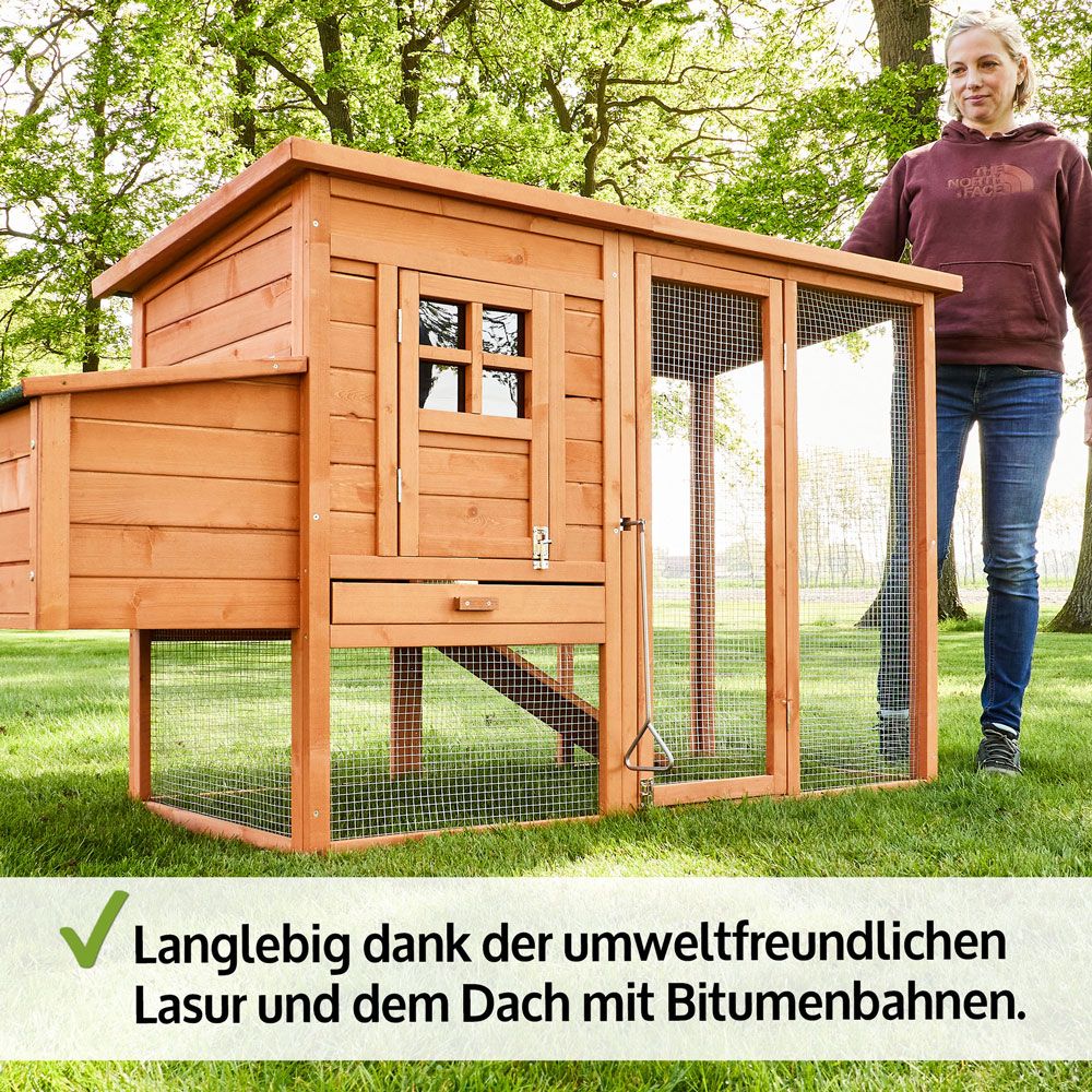 zooprinz Hühnervoliere Modell XXL langlebig und umweltfreundlich