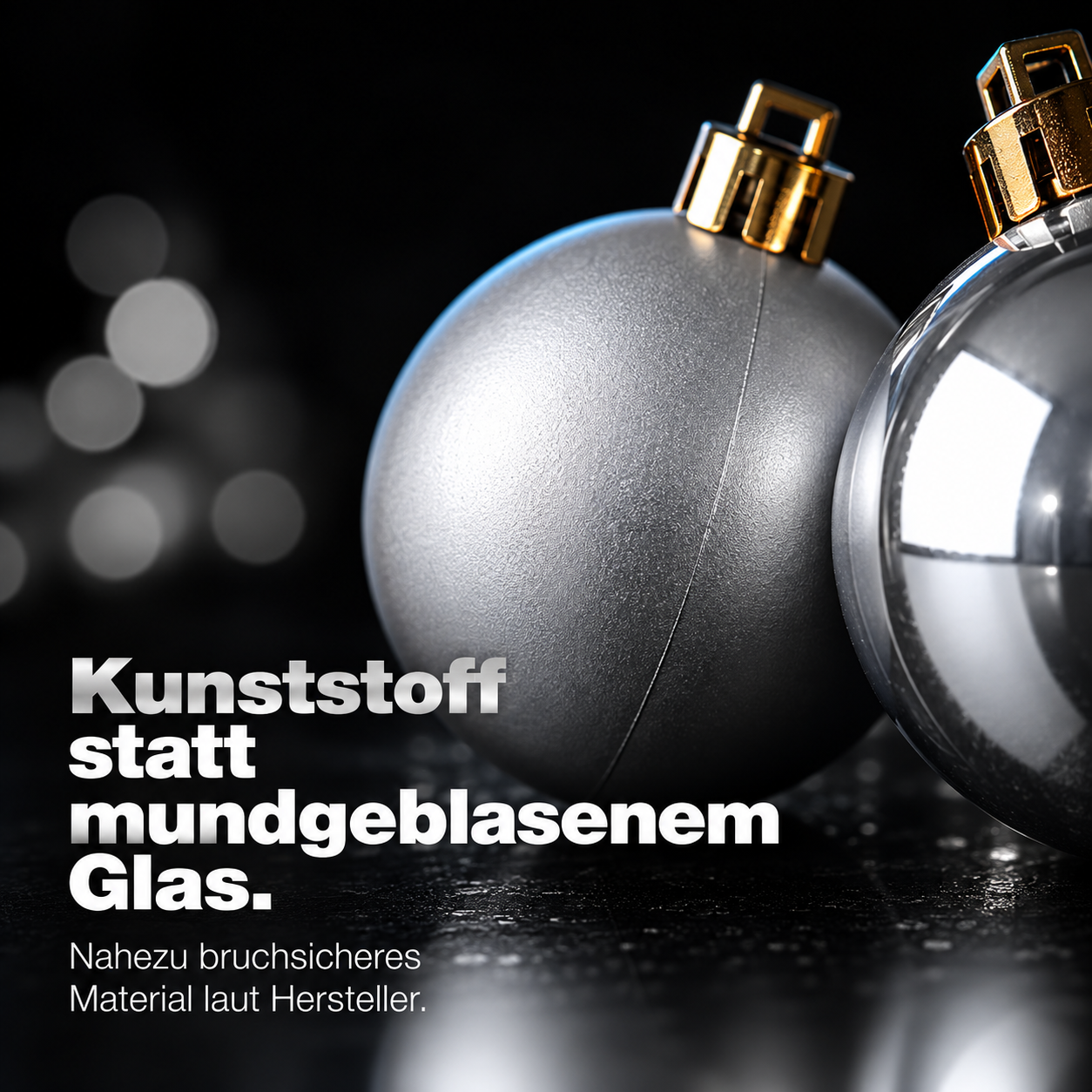ONBEST Baumschmuck: Edle Weihnachtskugel mit durchbrochenem Muster (Dieses Bild wurde mit Hilfe von KI generiert.)