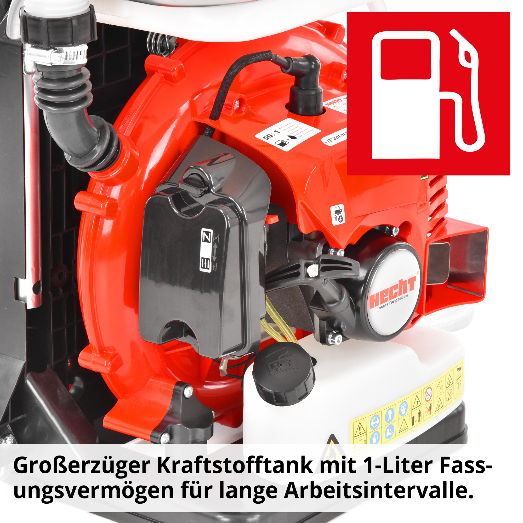 Hecht 443 Motorspritze mir großzügiger Kraftstofftank mit großem Fassungsvermögen für lange Arbeitsintervall Hecht 443 Motorspritze mir großzügiger Kraftstofftank mit großem Fassungsvermögen für lange Arbeitsintervall