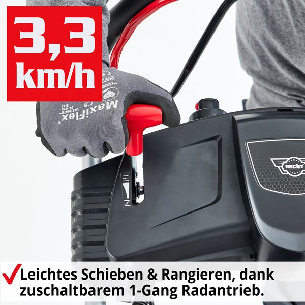 HECHT 3-Rad Benzin Rasenmäher »5483 SWE« Benzin Rasenmäher mit Radantrieb