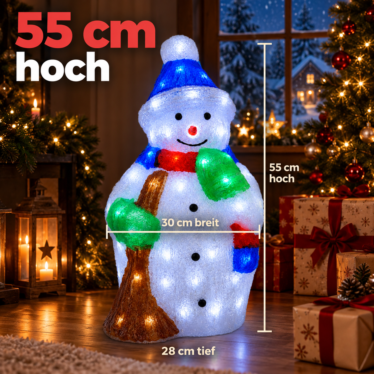 ONBEST Leuchtfigur Stromversorgung: IP44 Trafo für außen (Dieses Bild wurde mit Hilfe von KI generiert.)