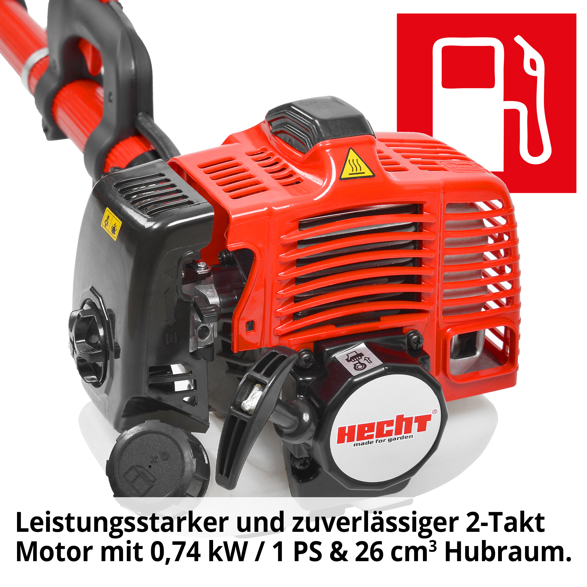 HECHT Benzin Hochentaster 9260 Hochentaster mit leistungsstarkem Motor